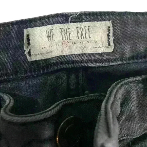 Free People. We The Free Fringe Skinny Ankle Jeans. - Picture 5 of 5